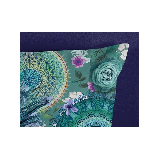 Hip Komplet pościeli satynowej &quot;Kari&quot; w kolorze zielono-niebieskim Hip 240x200/220 cm promocja Limango Polska