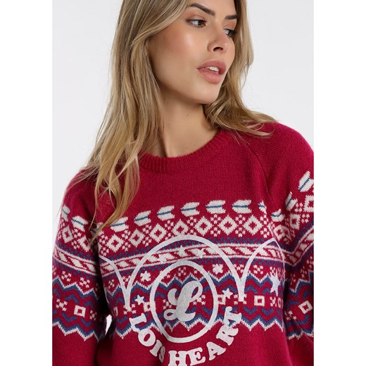 Lois Sweter &quot;Barbara&quot; w kolorze czerwonym Lois M okazyjna cena Limango Polska
