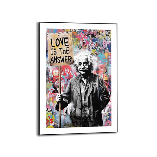 Orangewallz Druk artystyczny &quot;Theory&quot; w ramce - 50 x 70 cm ze sklepu Limango Polska w kategorii Obrazy - zdjęcie 174068878