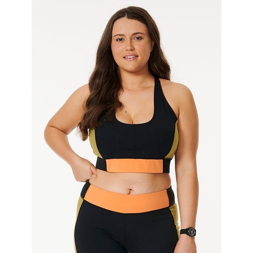 Rip Curl Top sportowy &quot;RSS Valley&quot; ze wzorem ze sklepu Limango Polska w kategorii Biustonosze - zdjęcie 174069877