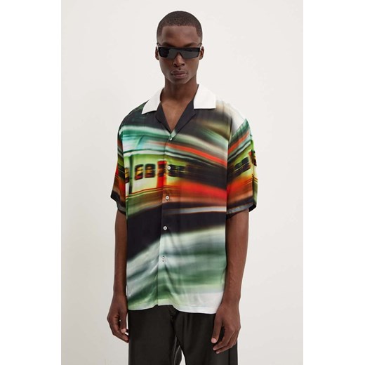 MSGM koszula męska relaxed 3740ME15.247557 ze sklepu ANSWEAR.com w kategorii Koszule męskie - zdjęcie 174072838
