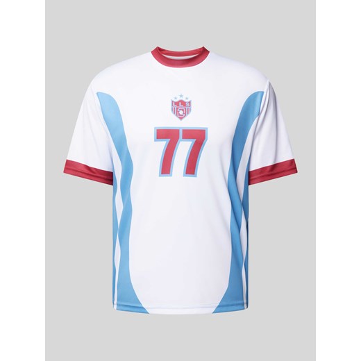 T-shirt z nadrukiem z motywem model ‘SEVENTY SEVEN FOOTBALL’ ze sklepu Peek&Cloppenburg  w kategorii T-shirty męskie - zdjęcie 174074069
