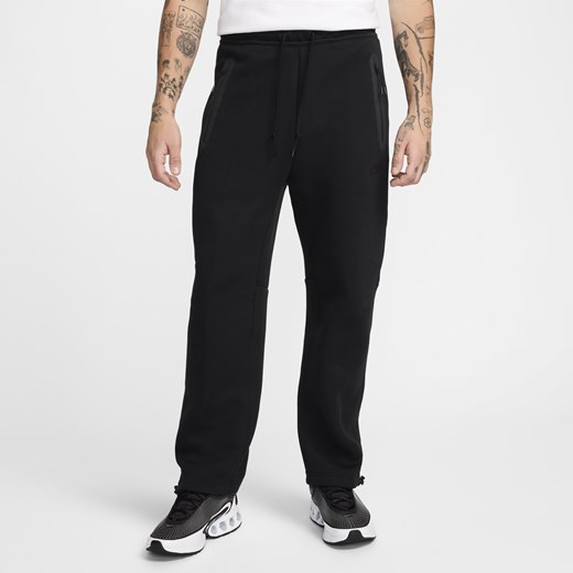 Męskie spodnie z dzianiny z luźnymi nogawkami Nike Tech - Czerń Nike XS Nike poland