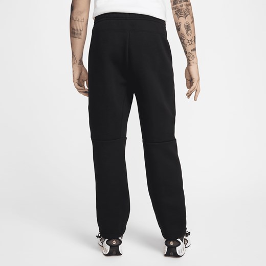 Męskie spodnie z dzianiny z luźnymi nogawkami Nike Tech - Czerń Nike XL Nike poland