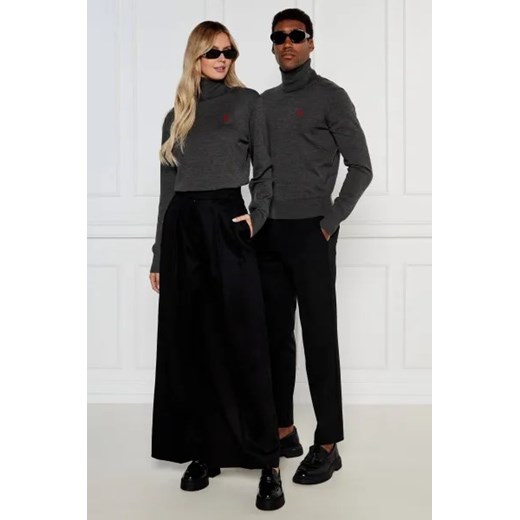 AMI Paris Wełniany sweter | Regular Fit Ami Paris XS Gomez Fashion Store