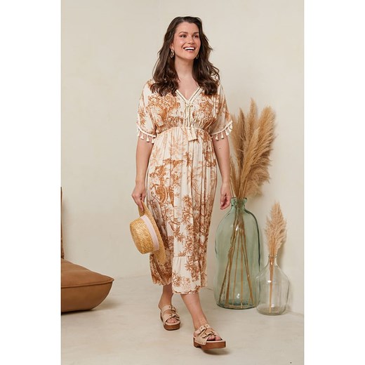 Sukienka Curvy Lady z wiskozy 