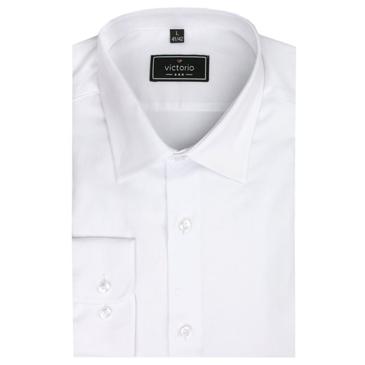 Koszula męska Victorio na wiosnę biała 