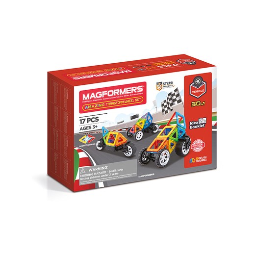 MAGFORMERS 17-częściowy zestaw magnetyczny &quot;Amazing Transform Wheel&quot; - 3+ ze sklepu Limango Polska w kategorii Zabawki - zdjęcie 174079157
