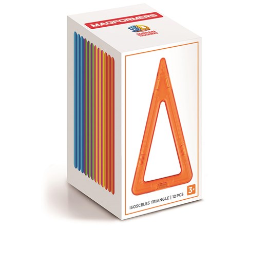 MAGFORMERS 12-częściowy zestaw magnetyczny &quot;Isoceles Triangle&quot; - 3+ ze sklepu Limango Polska w kategorii Zabawki - zdjęcie 174079215