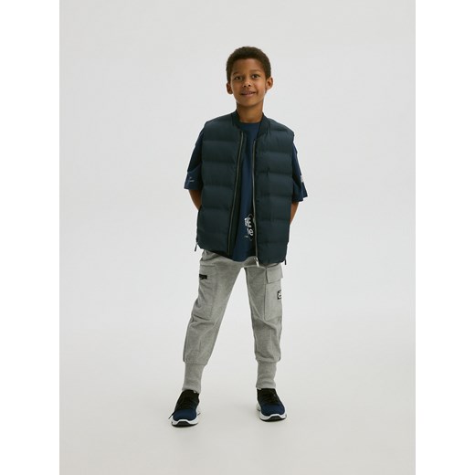 Reserved - Kamizelka z ociepleniem - granatowy Reserved 146/152 (10-11 lat) Reserved