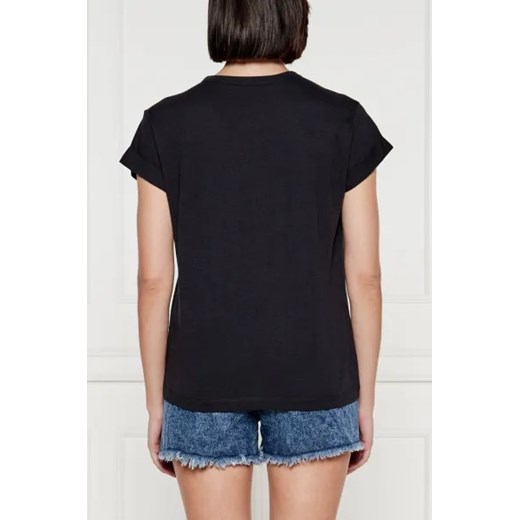 Zadig&Voltaire T-shirt ANYA | Regular Fit | z dodatkiem lnu Zadig&voltaire L Gomez Fashion Store