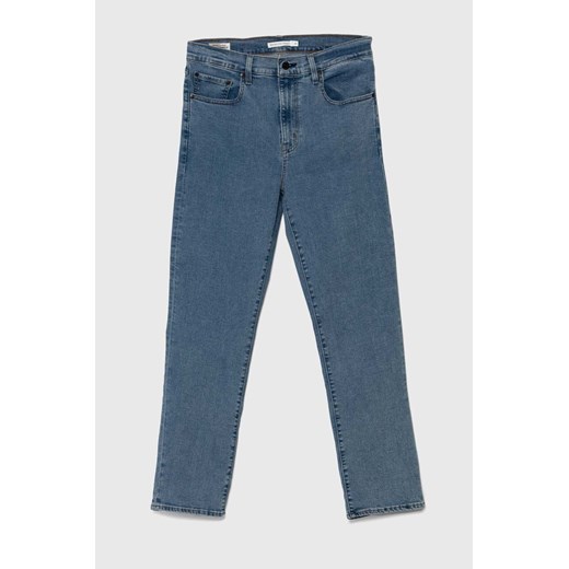 Levi&apos;s jeansy 724 HIGH RISE STRAIGHT damskie kolor niebieski 18883 ze sklepu ANSWEAR.com w kategorii Jeansy damskie - zdjęcie 174083545