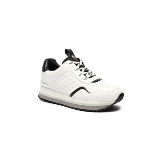 Buty sportowe damskie Michael Kors sneakersy białe sznurowane z tkaniny