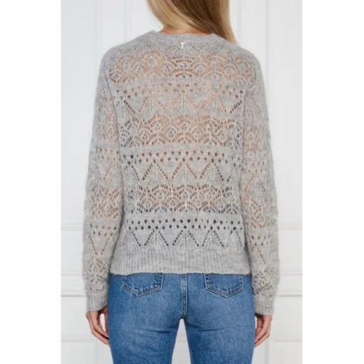 Twinset sweter damski z okrągłym dekoltem 