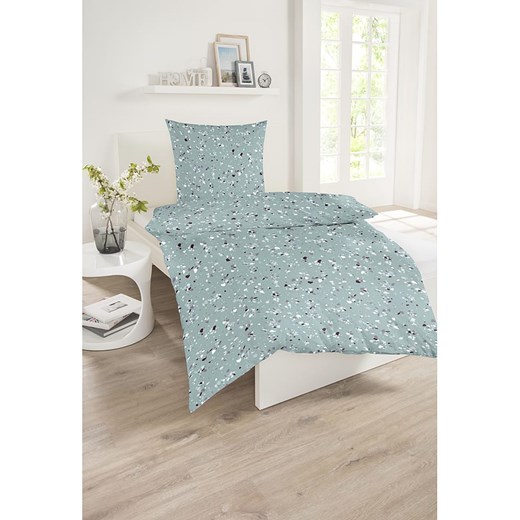 Schiesser Komplet pościeli renforcé "Terrazzo" w kolorze turkusowym Schiesser 135x200 cm promocja Limango Polska