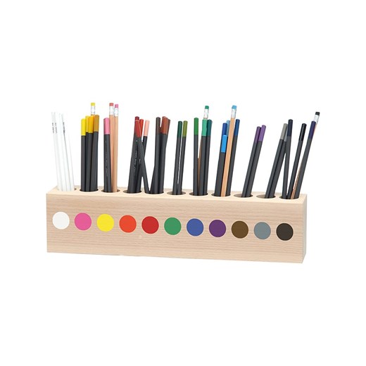 little nice things Organizer w kolorze brązowym na kredki - 40 x 10 x 7 cm ze sklepu Limango Polska w kategorii Akcesoria biurowe - zdjęcie 174084207