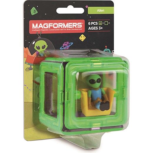 MAGFORMERS 6-częściowy zestaw akcesoriów &quot;Alien&quot; - 3+ ze sklepu Limango Polska w kategorii Zabawki - zdjęcie 174085627
