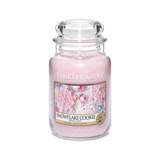 Yankee Candle Duża świeca zapachowa - Snowflake Cookie - 623 g ze sklepu Limango Polska w kategorii Świece i dyfuzory - zdjęcie 174085699