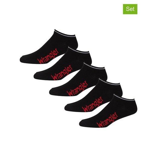 Wrangler Skarpety (5 par) &quot;Tennent&quot; w kolorze czarnym ze sklepu Limango Polska w kategorii Skarpetki męskie - zdjęcie 174086167