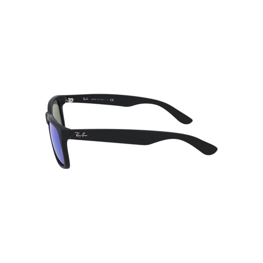 RayBan JUSTIN Okulary przeciwsłoneczne black/blue zalando  trapezowe