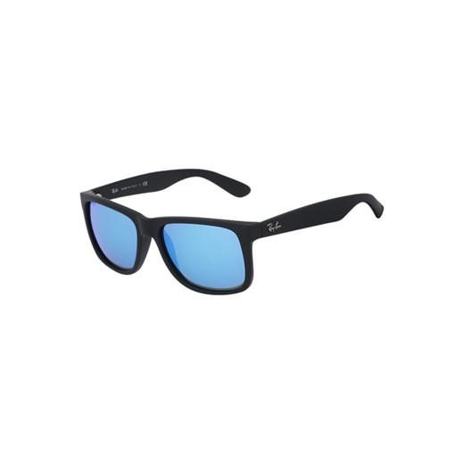 RayBan JUSTIN Okulary przeciwsłoneczne black/blue zalando  szkło