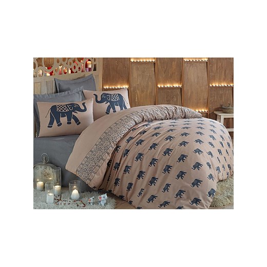 Elizabed Komplet pościeli &quot;Fil&quot; w kolorze beżowo-niebieskim ze sklepu Limango Polska w kategorii Pościele - zdjęcie 174086467
