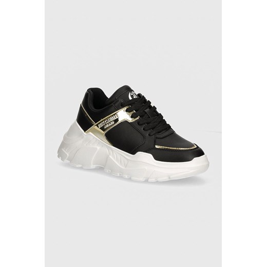 Just Cavalli sneakersy kolor czarny 77RA3SL9 ze sklepu ANSWEAR.com w kategorii Buty sportowe damskie - zdjęcie 174086775