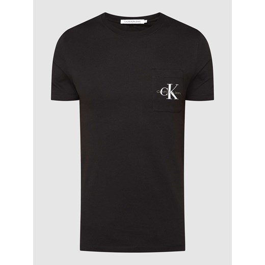 T-shirt z kieszenią na piersi ze sklepu Peek&Cloppenburg  w kategorii T-shirty męskie - zdjęcie 174088206