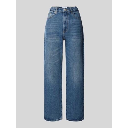 Jeansy o kroju baggy Essentials ze sklepu Peek&Cloppenburg  w kategorii Jeansy damskie - zdjęcie 174088329
