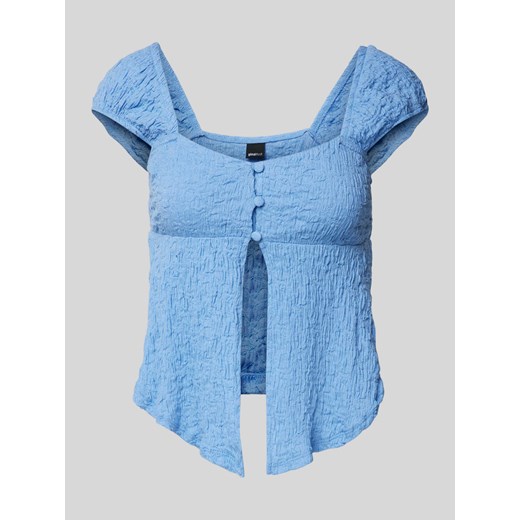 Top z fakturowanym wzorem ze sklepu Peek&Cloppenburg  w kategorii Bluzki damskie - zdjęcie 174088389