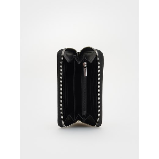 Reserved - Portfel z imitacji skóry - czarny Reserved ONE SIZE Reserved