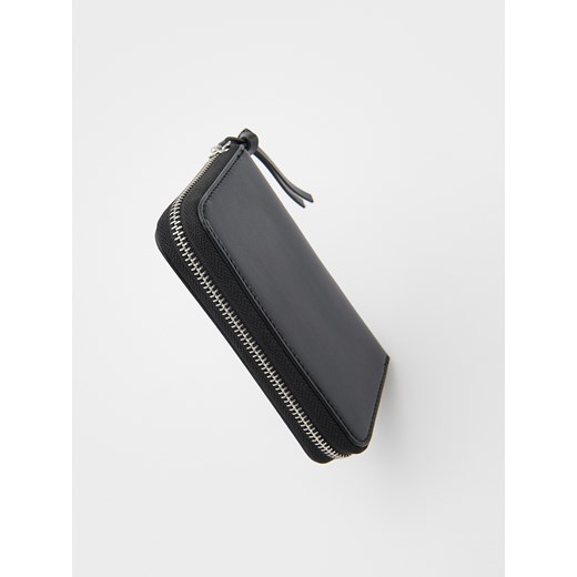 Reserved - Portfel z imitacji skóry - czarny Reserved ONE SIZE Reserved
