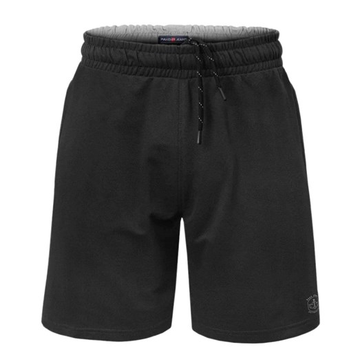 Dresowe Krótkie Spodenki, Szorty - PAKO JEANS - Czarne SPPJNScricketCZ ze sklepu JegoSzafa.pl w kategorii Spodenki męskie - zdjęcie 174092537