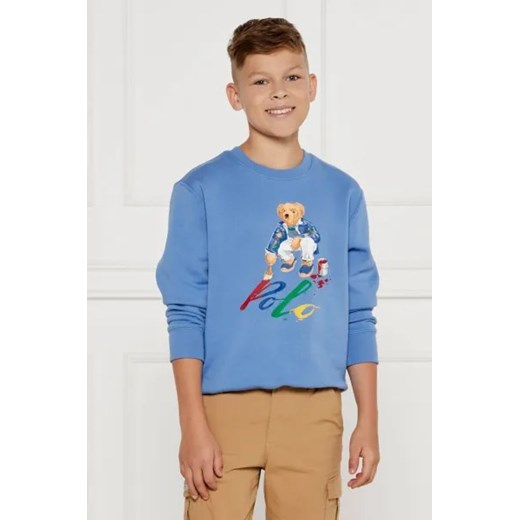 POLO RALPH LAUREN Bluza LSCNM4 KNIT | Regular Fit Polo Ralph Lauren 116 okazja Gomez Fashion Store