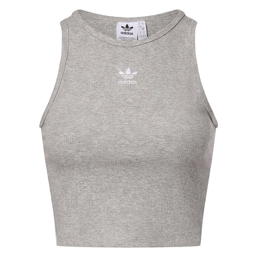 adidas Originals Top damski Kobiety Bawełna szary marmurkowy ze sklepu vangraaf w kategorii Bluzki damskie - zdjęcie 174093437