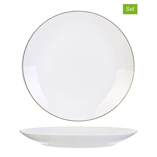 every ware Talerze obiadowe (12 szt.) w kolorze białym - wys. 3 x Ø 27 cm ze sklepu Limango Polska w kategorii Talerze - zdjęcie 174094156