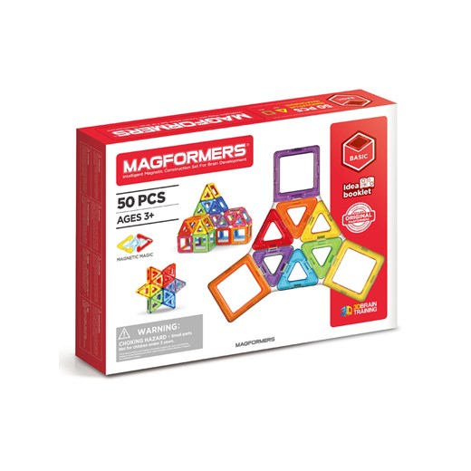 MAGFORMERS 50-częściowy zestaw magnetyczny &quot;Basic Set Line&quot; - 3+ ze sklepu Limango Polska w kategorii Zabawki - zdjęcie 174095478
