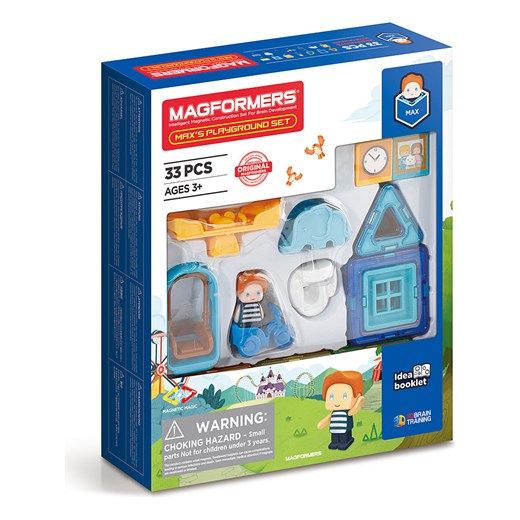 MAGFORMERS 33-częściowy zestaw magnetyczny &quot;Max&apos;s Playground&quot; - 3+ ze sklepu Limango Polska w kategorii Zabawki - zdjęcie 174095489