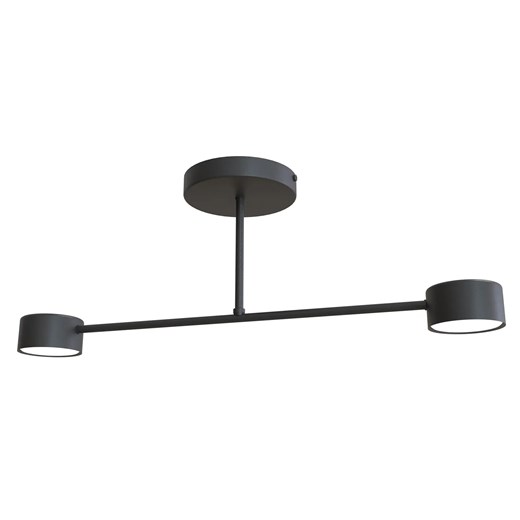 Czarna industrialna lampa sufitowa - D133-Evex ze sklepu Edinos.pl w kategorii Lampy sufitowe - zdjęcie 174095869