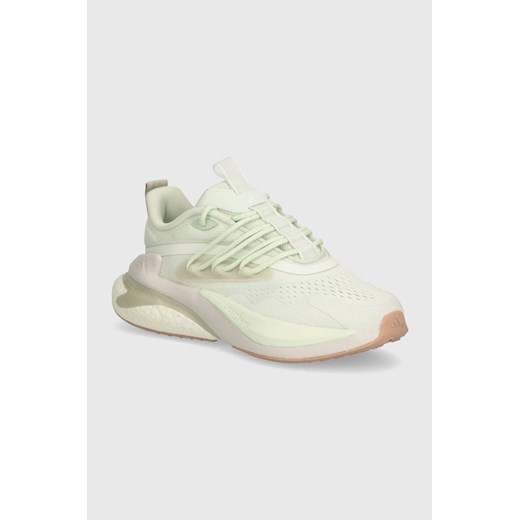 adidas buty do biegania AlphaBoost V2 kolor zielony IE9151 ze sklepu ANSWEAR.com w kategorii Buty sportowe damskie - zdjęcie 174096185