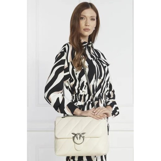 Pinko Skórzana torebka na ramię LOVE BIG PUFF CL SHEEP NAPPA Pinko One Size Gomez Fashion Store