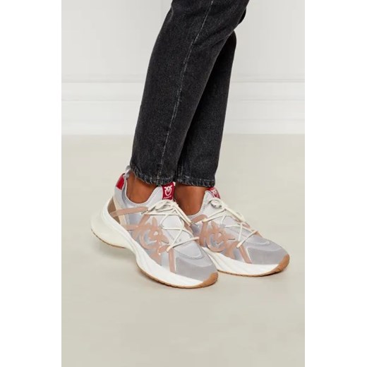Pinko Sneakersy ARIEL | z dodatkiem skóry Pinko 39 Gomez Fashion Store