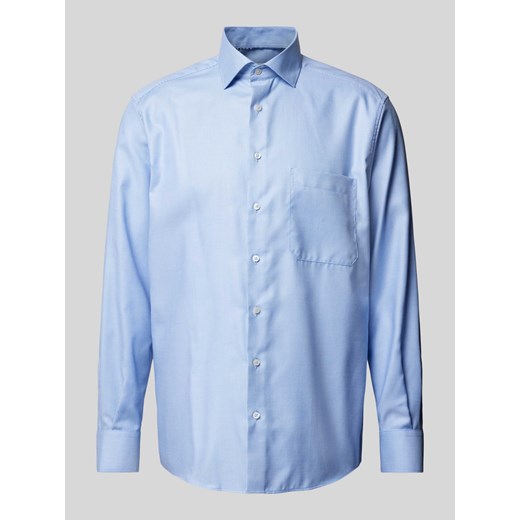 Koszula biznesowa o kroju comfort fit z kołnierzykiem typu kent ze sklepu Peek&Cloppenburg  w kategorii Koszule męskie - zdjęcie 174101819