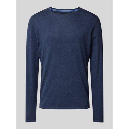 Sweter z dekoltem okrągłym ze sklepu Peek&Cloppenburg  w kategorii Swetry męskie - zdjęcie 174101929