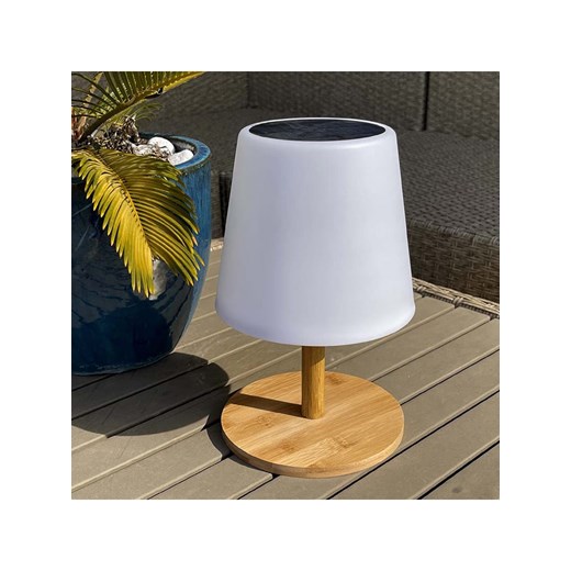 lumisky Lampa solarna LED "Standy" w kolorze jasnobrązowo-białym - wys. 25 cm - id: 14277271 - marki Lumisky - 174102607 lumisky Lampa solarna LED "Standy" w kolorze jasnobrązowo-białym - wys. 25 cm ze sklepu Limango Polska w kategorii Oświetlenie ogrodowe - zdjęcie 174102607