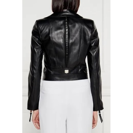 Elisabetta Franchi Skórzana ramoneska | Slim Fit Elisabetta Franchi 42 Gomez Fashion Store