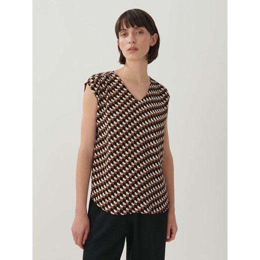 Someday Top w kolorze brązowo-czarnym ze sklepu Limango Polska w kategorii Bluzki damskie - zdjęcie 174103107