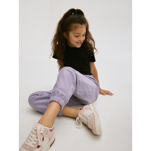 Spodnie dziewczęce Reserved bawełniane 