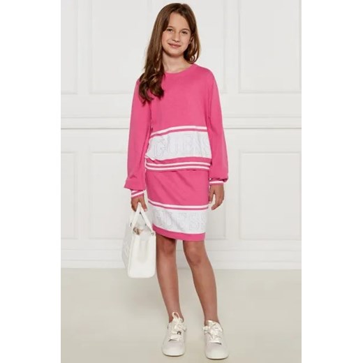 Sweter dziewczęcy Guess z wiskozy 