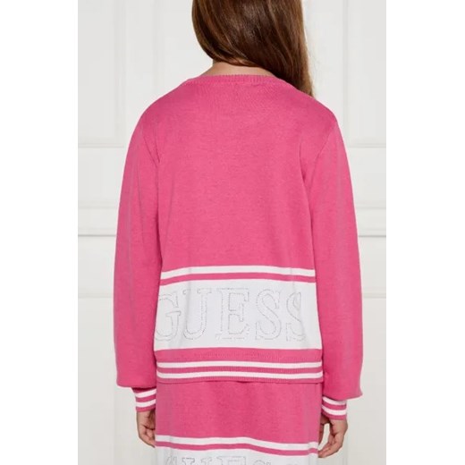 Sweter dziewczęcy Guess z wiskozy 
